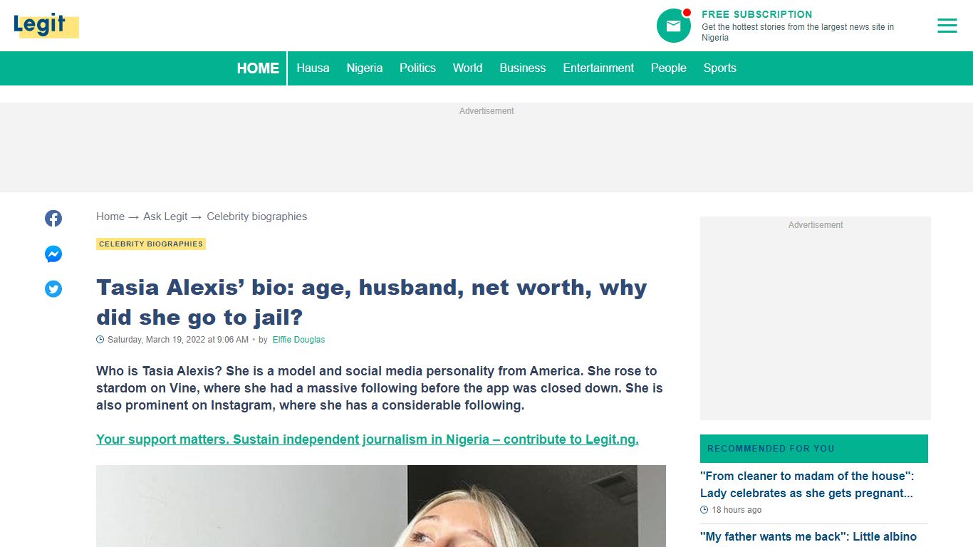 Tasia Alexis’ bio: age, husband, net worth, why did she go to jail?